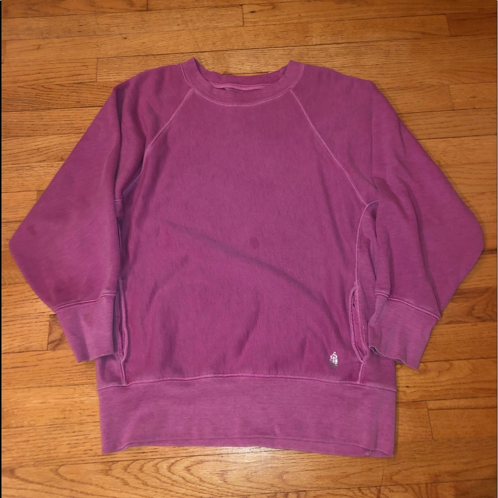 Free people Over and Out Pullover sweatshirt